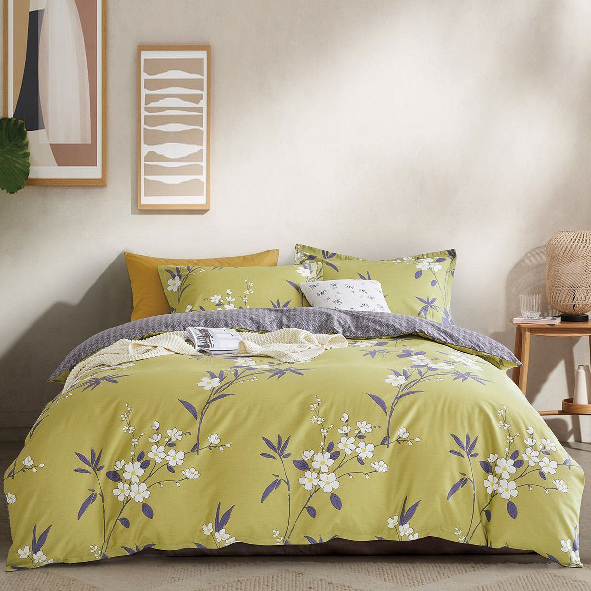 Σετ Κουβερλί Υπέρδιπλο Art 12274 Alexa 220x240εκ Λαδί