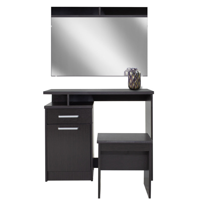 Κονσόλα Olympus με Καθρέπτη και Σκαμπό Χρώμα Wenge