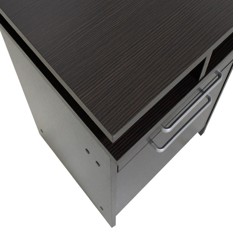 Κονσόλα Olympus με Καθρέπτη και Σκαμπό Χρώμα Wenge