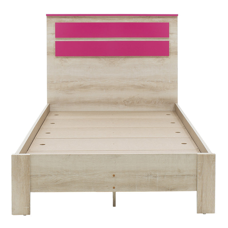 Κρεβάτι Παιδικό Looney σε Χρώμα Castillo-Ροζ 100x200