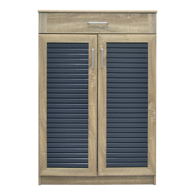 Παπουτσοθήκη-Ντουλάπι Sante 20 Ζεύγων σε Sonoma-Ανθρακί Απόχρωση 80x37x123