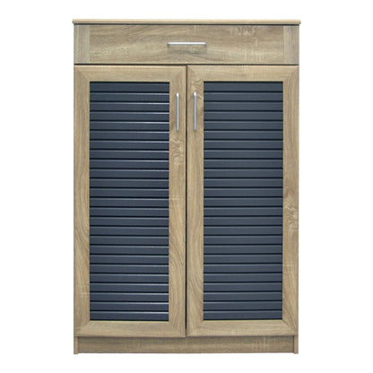 Παπουτσοθήκη-Ντουλάπι Sante 20 Ζεύγων σε Sonoma-Ανθρακί Απόχρωση 80x37x123