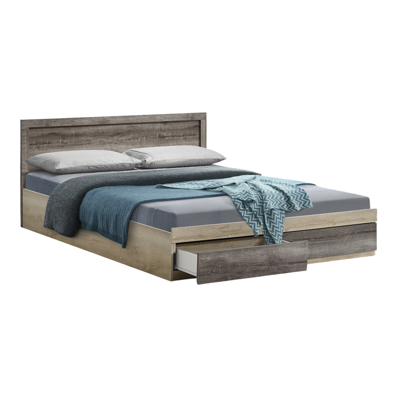 Olympus Double Bed with Castillo Toro Drawer 160x200cm