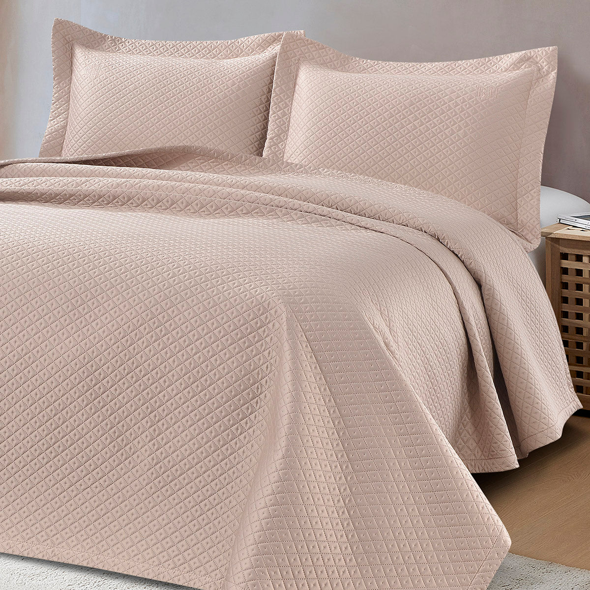 Σετ Κουβερλί Υπέρδιπλο Cyrene Art 12313 230x250εκ Άμμου