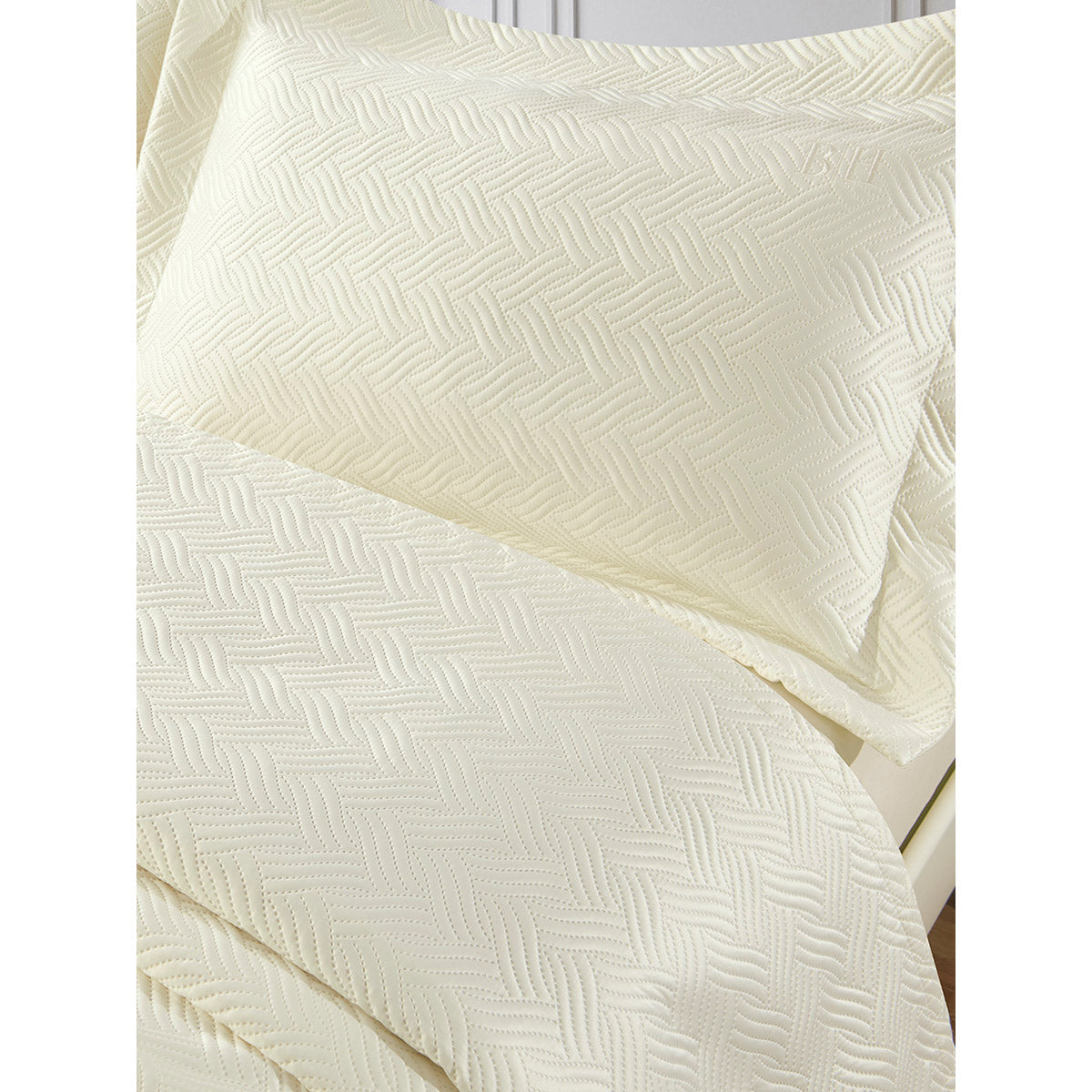 Σετ Κουβερλί Υπέρδιπλο Pixie Art 12314 230x250εκ Εκρού