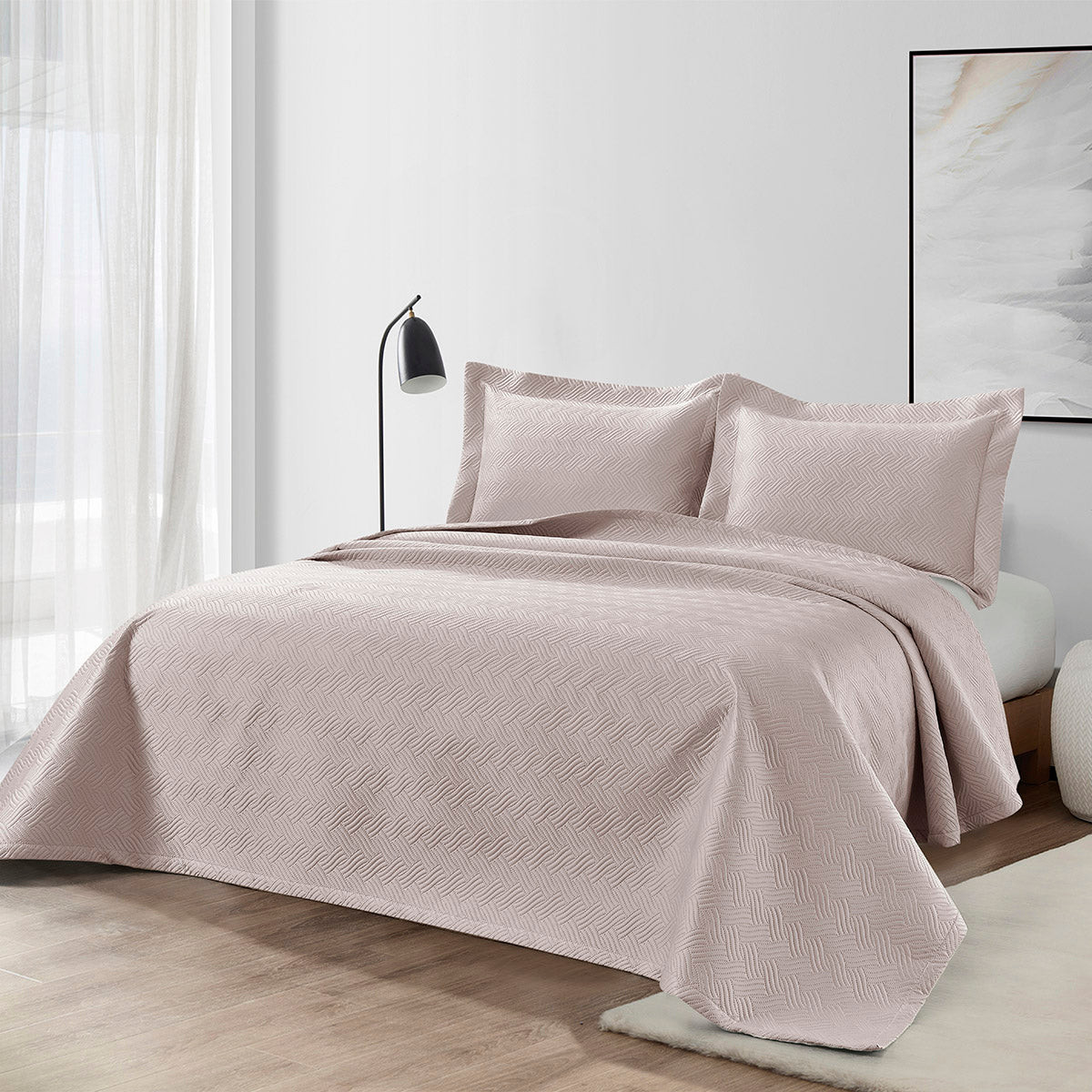 Σετ Κουβερλί Υπέρδιπλο Mab Art 12316 230x250εκ Αμέθυστος