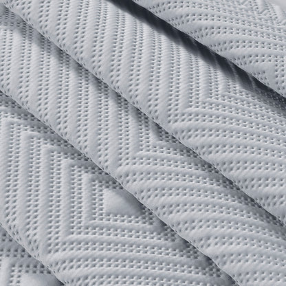 Σετ Κουβερλί Υπέρδιπλο Calirroe Art 12319 230x250εκ Γκρι