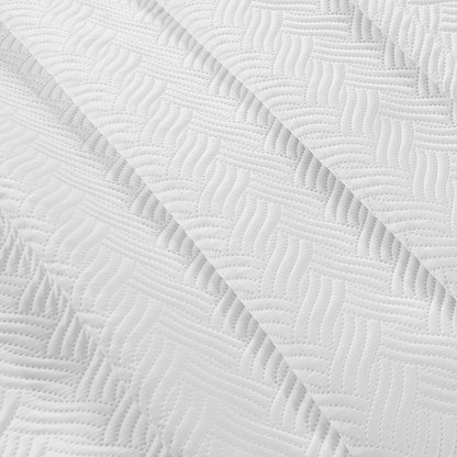 Σετ Κουβερλί Υπέρδιπλο Aeva Art 12323 230x250εκ Λευκό