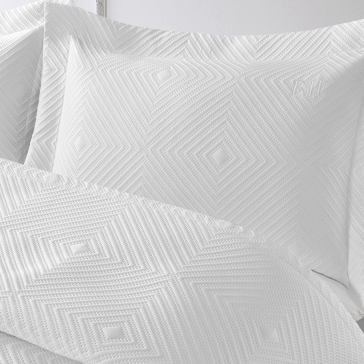 Σετ Κουβερλί Υπέρδιπλο Alisa Art 12324 230x250εκ Λευκό