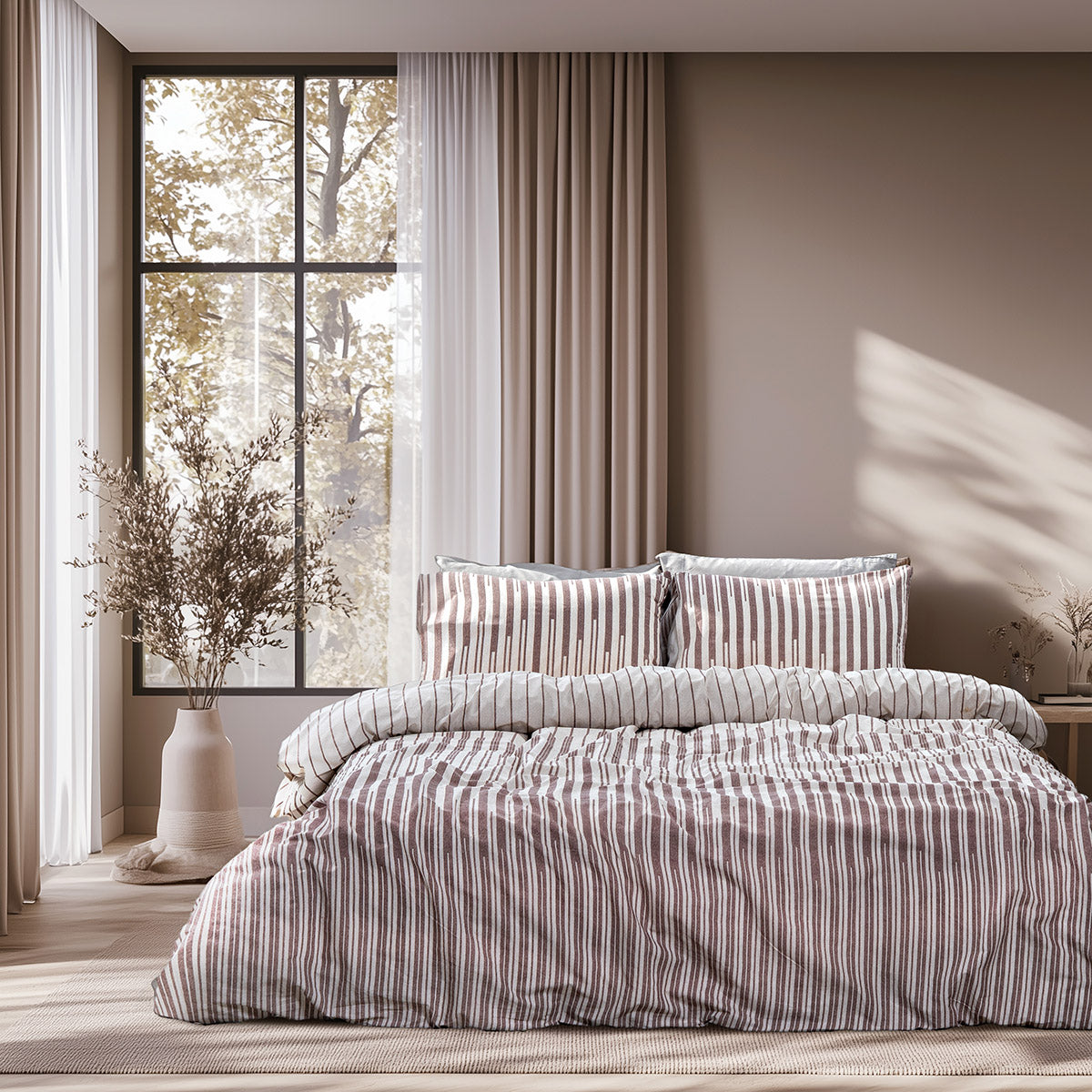 Σετ Κουβερλί Μονό Glory Art 12367 160x230εκ Μπεζ