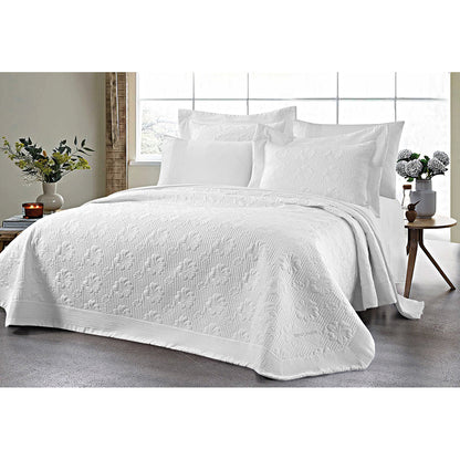 Σετ Κουβερλί Υπέρδιπλο Marilia Art 12502 230x250εκ Λευκό