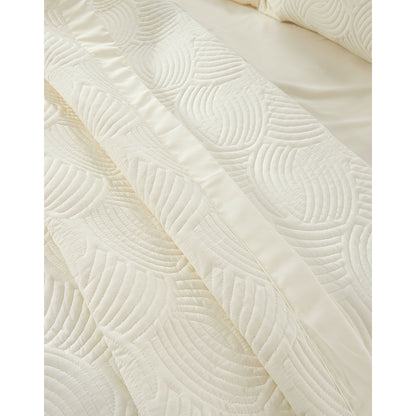 Σετ Κουβερλί Υπέρδιπλο Clio Art 12503 230x250εκ Εκρού