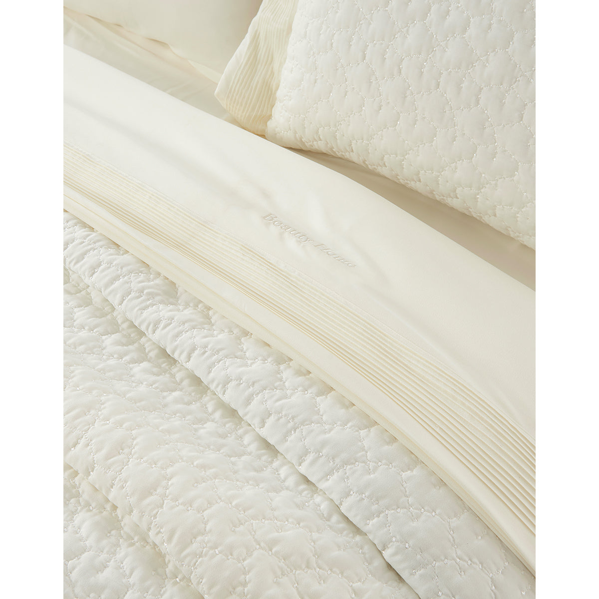 Σετ Κουβερλί Υπέρδιπλο Thalia Art 12504 230x250εκ Εκρού