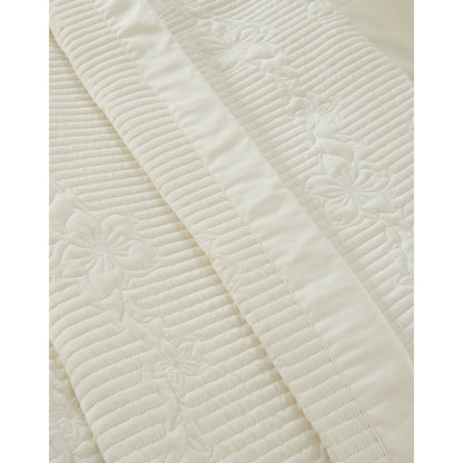 Σετ Κουβερλί Υπέρδιπλο Emelia Art 12505 230x250εκ Εκρού