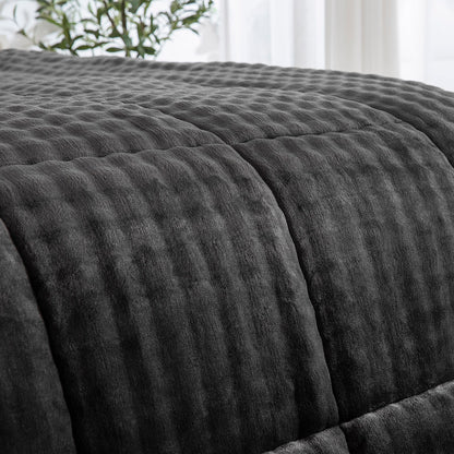 Κουβερτοπάπλωμα Υπέρδιπλο Art 12513 220x240εκ Ανθρακί
