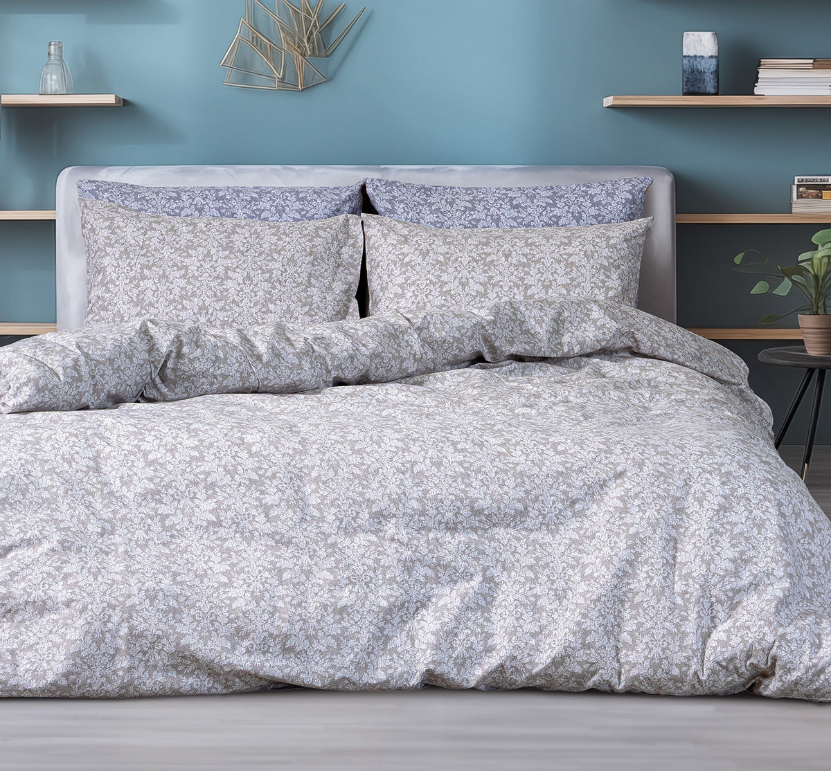 Σετ Παπλωματοθήκη Φανελένια Μονή Malbec Art 12630 160x240εκ Μπεζ