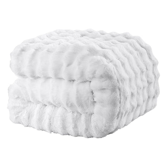 Κουβερτοπάπλωμα Μονό Art 12661 160x240εκ Λευκό