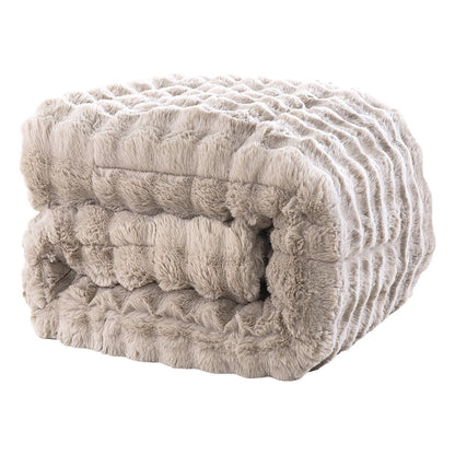 Κουβερτοπάπλωμα Ημίδιπλο Art 12663 180x240εκ Μπεζ