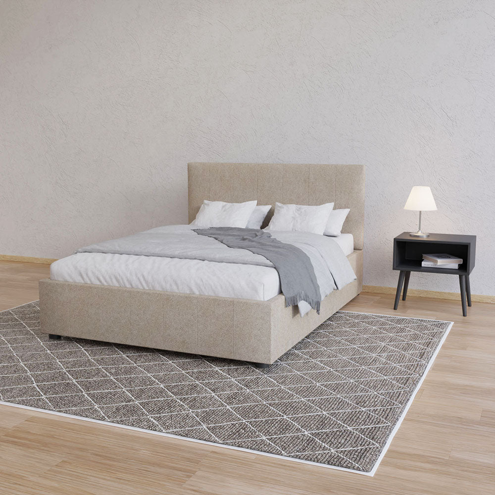 Κρεβάτι Billy Μπεζ 140x200εκ