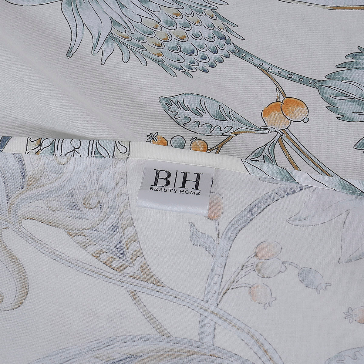 Double XL Sheet Set Memories Art 12694 230x260cm Beige