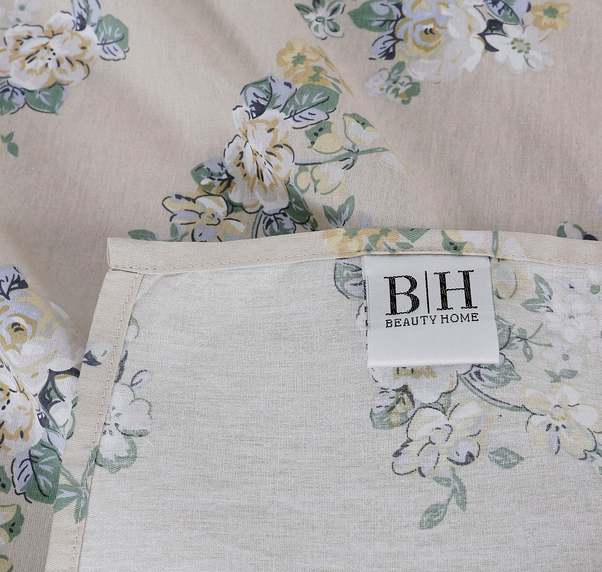 Super King Bed Sheet Set Memories Art 12698 230x260cm Beige