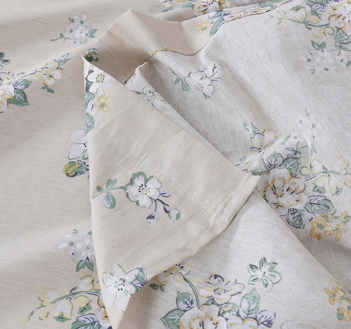 Super King Bed Sheet Set Memories Art 12698 230x260cm Beige