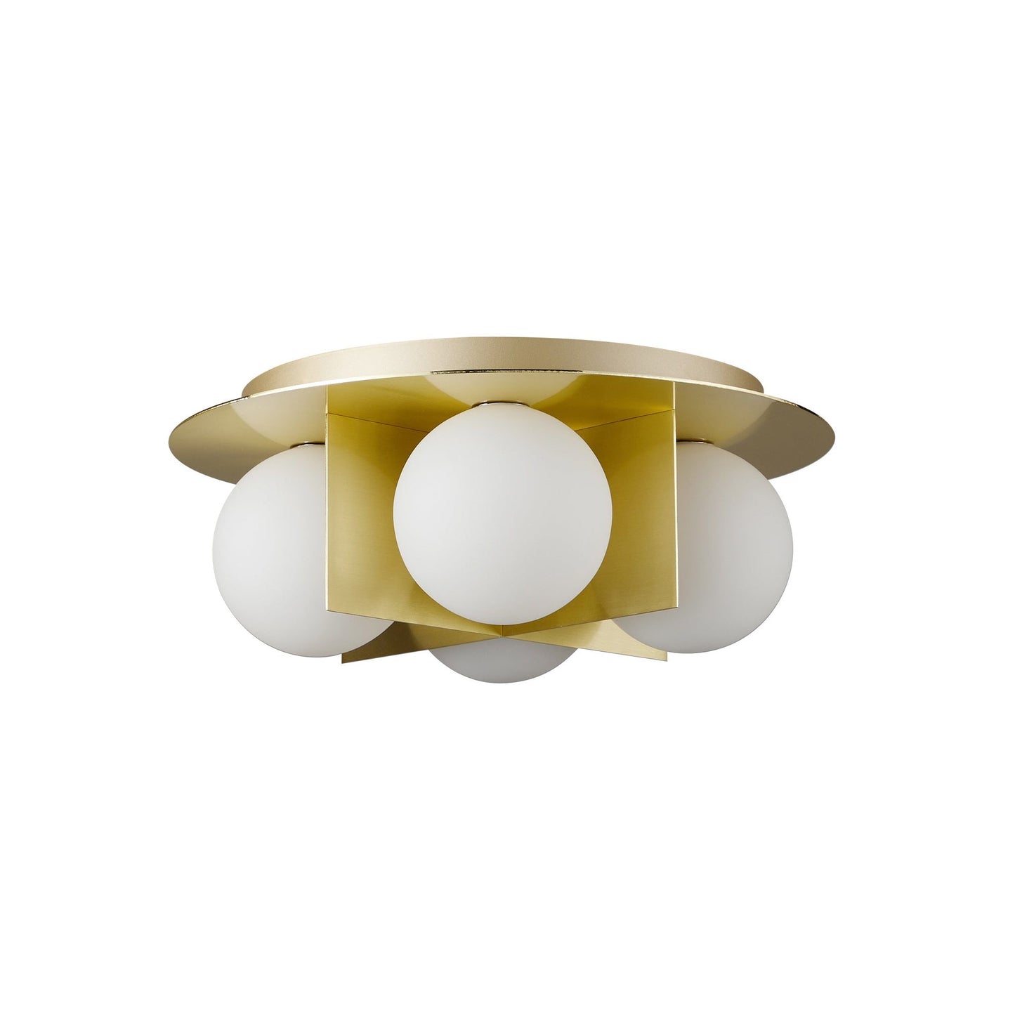 CCC 551 GD ΠΛΑΦΟΝΙΕΡΑ ΜΕΤΑΛΛΙΚΗ ΒΑΣΗ ROZ ΧΡΥΣO ΜΕ 4 ΜΠΑΛΕΣ 4xG9 Φ38x16