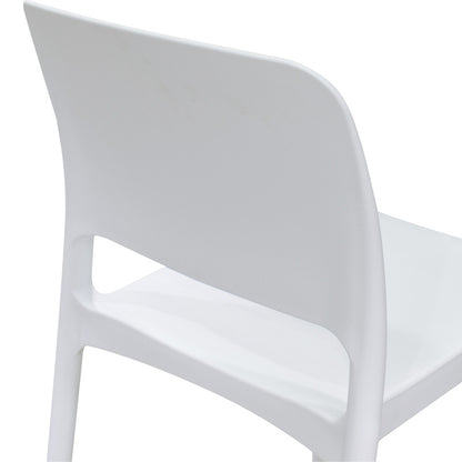 Καρέκλα Fenxy PP σε Λευκή Απόχρωση 38x42x77