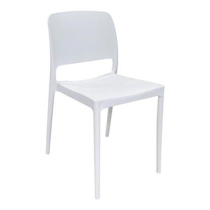 Καρέκλα Fenxy PP σε Λευκή Απόχρωση 38x42x77