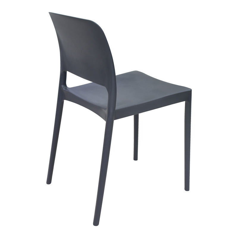 Καρέκλα Fenxy PP σε Μαύρη Απόχρωση 38x42x77