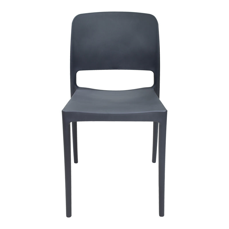 Καρέκλα Fenxy PP σε Μαύρη Απόχρωση 38x42x77