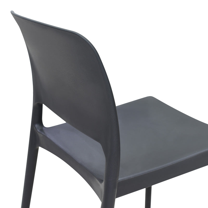 Καρέκλα Fenxy PP σε Μαύρη Απόχρωση 38x42x77