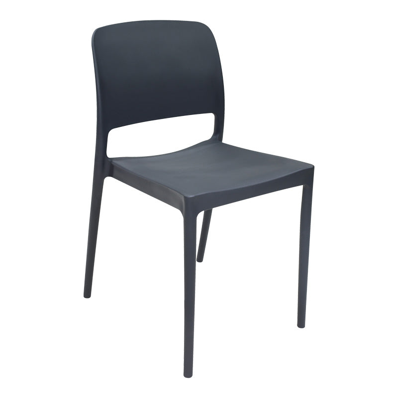 Καρέκλα Fenxy PP σε Μαύρη Απόχρωση 38x42x77