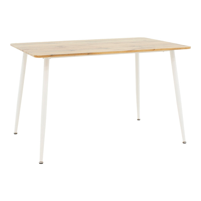 Τραπεζαρία Cuba-Caron Σετ 5 Τεμ Sonoma-Λευκό 120x80x75