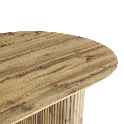 Τραπέζι Nembou MDF σε Oak Απόχρωση 210x100x76