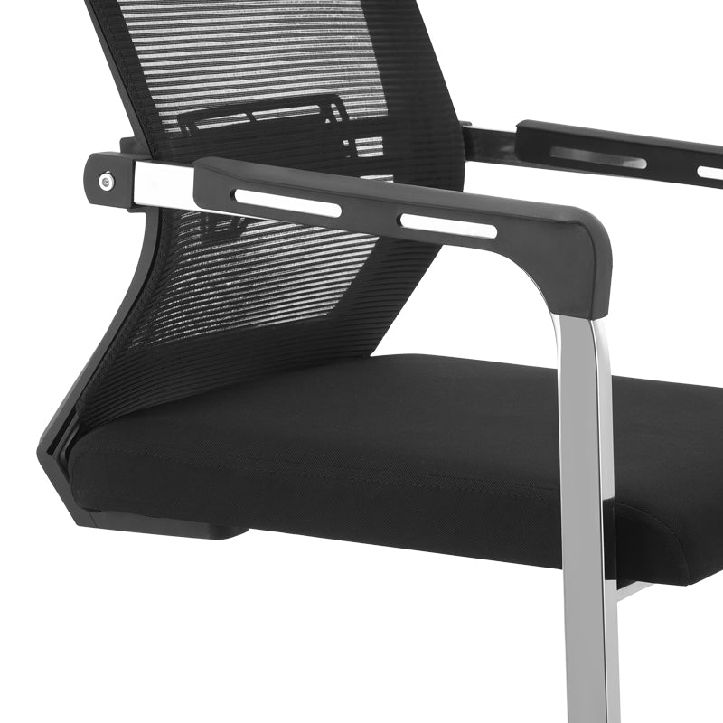 Chromatic Visitor Office Chair Black Mesh with Metal 54x53x97