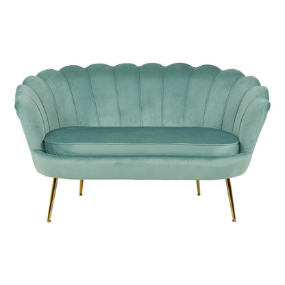 Καναπές 2θέσιος Daimon Βελούδο σε Φυστικί Απόχρωση 134x70x77