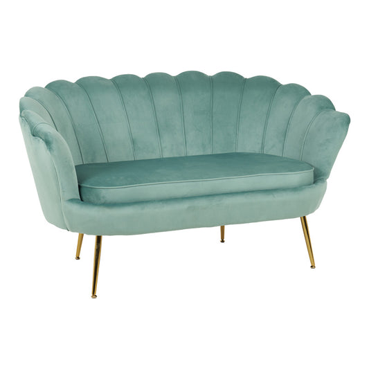 Καναπές 2θέσιος Daimon Βελούδο σε Φυστικί Απόχρωση 134x70x77