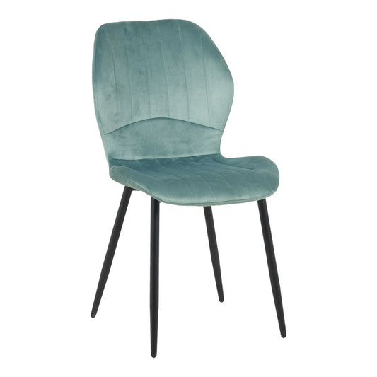 Καρέκλα Jelour Βελούδο σε Φυστικί Απόχρωση 46.5x60x84