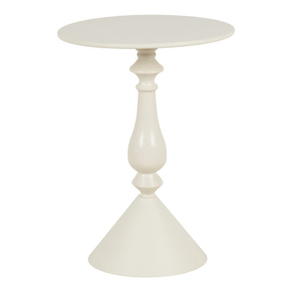 Βοηθητικό Τραπέζι Lalou Μέταλλο σε Κρέμα Απόχρωση Φ40x55