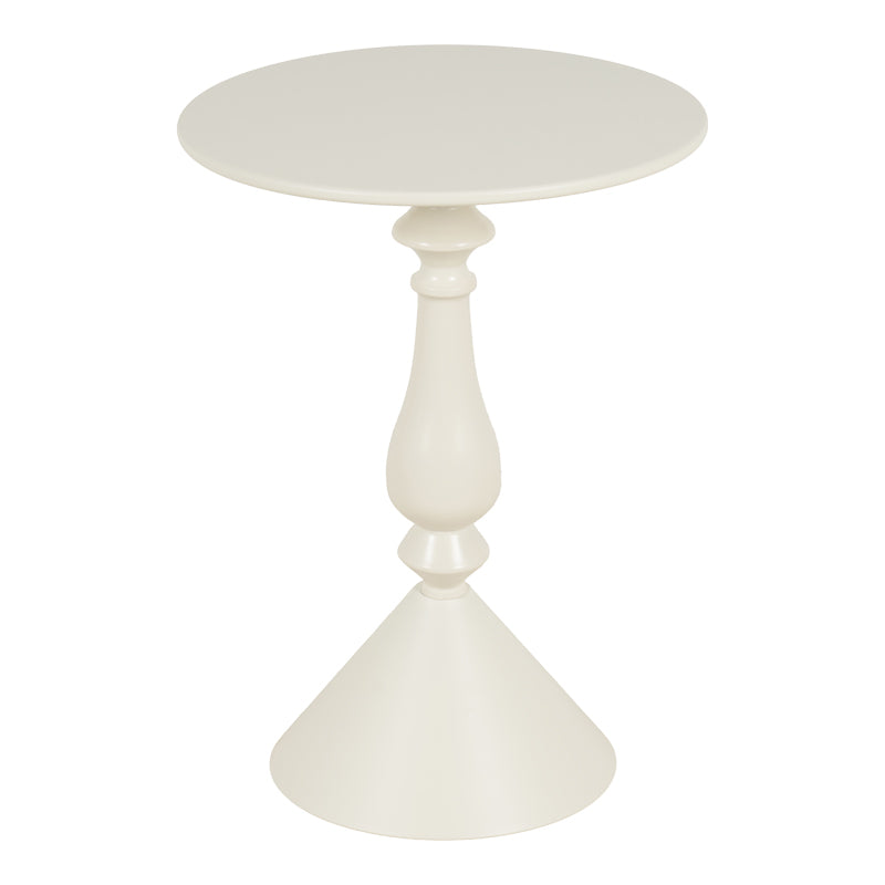 Βοηθητικό Τραπέζι Lalou Μέταλλο σε Κρέμα Απόχρωση Φ40x55