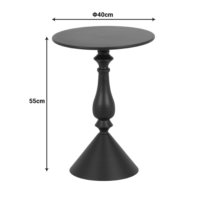 Βοηθητικό Τραπέζι Lalou Μέταλλο σε Κρέμα Απόχρωση Φ40x55