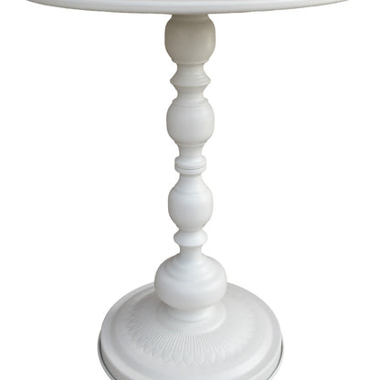 Βοηθητικό Τραπέζι Anesor Μέταλλο σε Κρεμ Απόχρωση Φ40x52