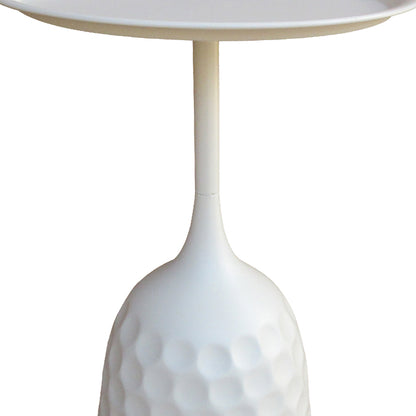 Βοηθητικό Τραπέζι Waini Μέταλλο σε Κρέμα Απόχρωση Φ39x60