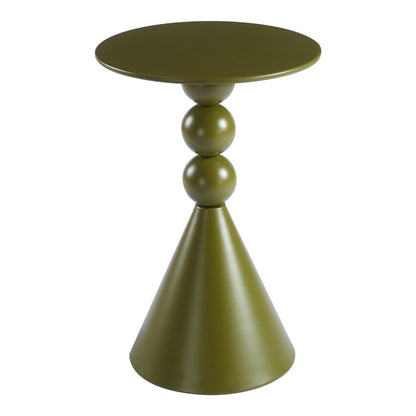 Side Table Bilane Metal Olive Φ39x60