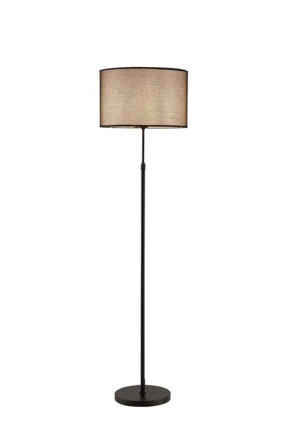 FLC 912 BK ΔΑΠΕΔΟΥ ΙΣΙΟ ΜΕ ΑΜΠΑΖΟΥΡ ΜΑΥΡΟ 1xΕ27 Φ34x157