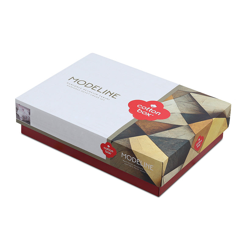 Σετ Παπλωματοθήκη Lendell 3 Τμχ Μονή (160x220εκ) Χρώμα Μέντα - Λευκό