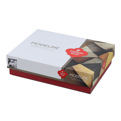 Σετ Παπλωματοθήκη Nitsa Cotton Box 3 Τμχ Μονή 160x220εκ Χρώμα Σκούρο Μπλε - Γκρι