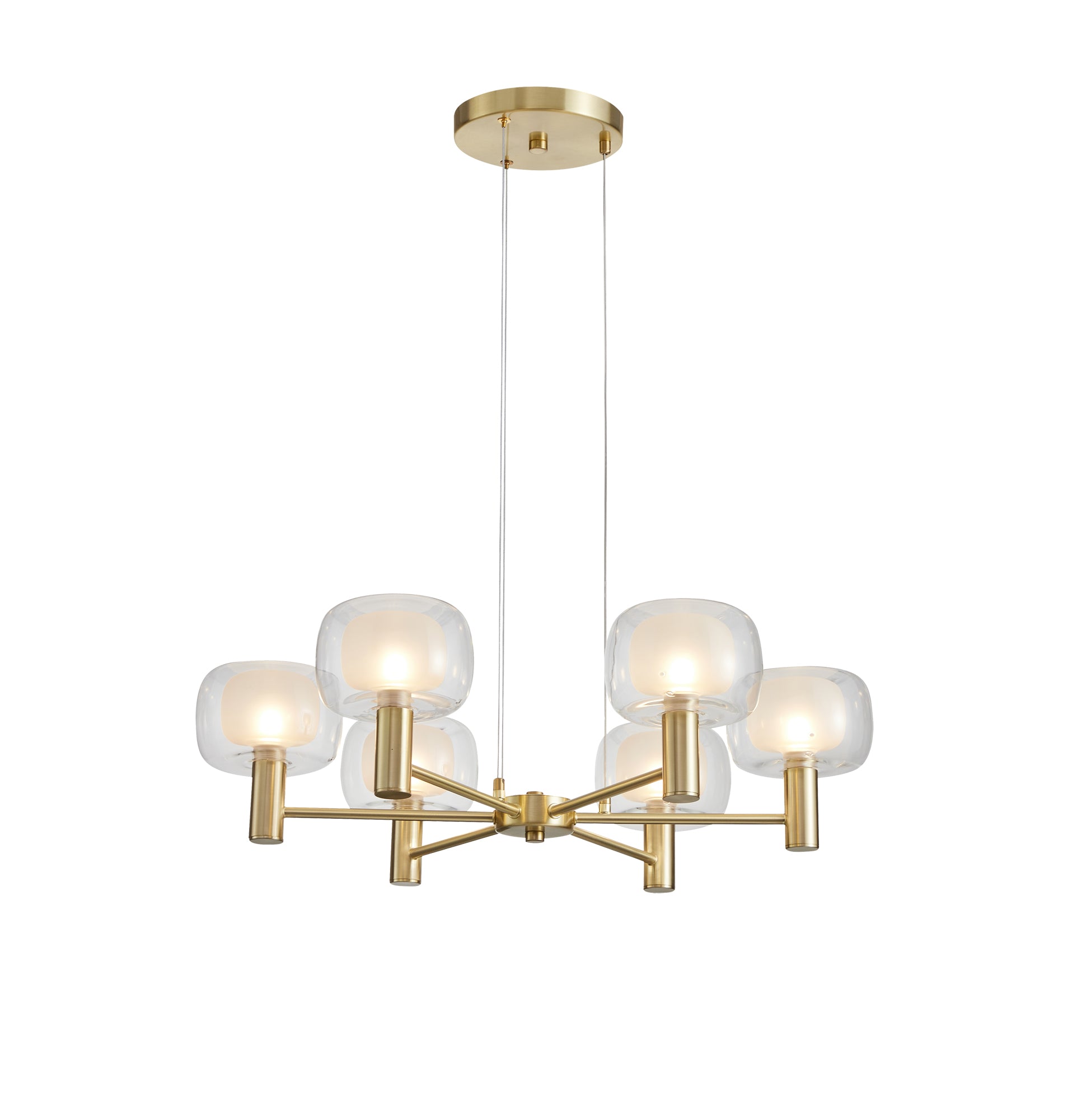 PDC 563-6 ΠΟΛΥΕΛΑΙΟΣ ΧΡΥΣΟΣ 6/Φ ΜΕ ΓΥΑΛΙ ΠΡΟΣ ΤΑ ΠΑΝΩ 6xE14 Φ70x120