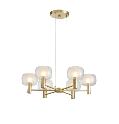 PDC 563-6 ΠΟΛΥΕΛΑΙΟΣ ΧΡΥΣΟΣ 6/Φ ΜΕ ΓΥΑΛΙ ΠΡΟΣ ΤΑ ΠΑΝΩ 6xE14 Φ70x120